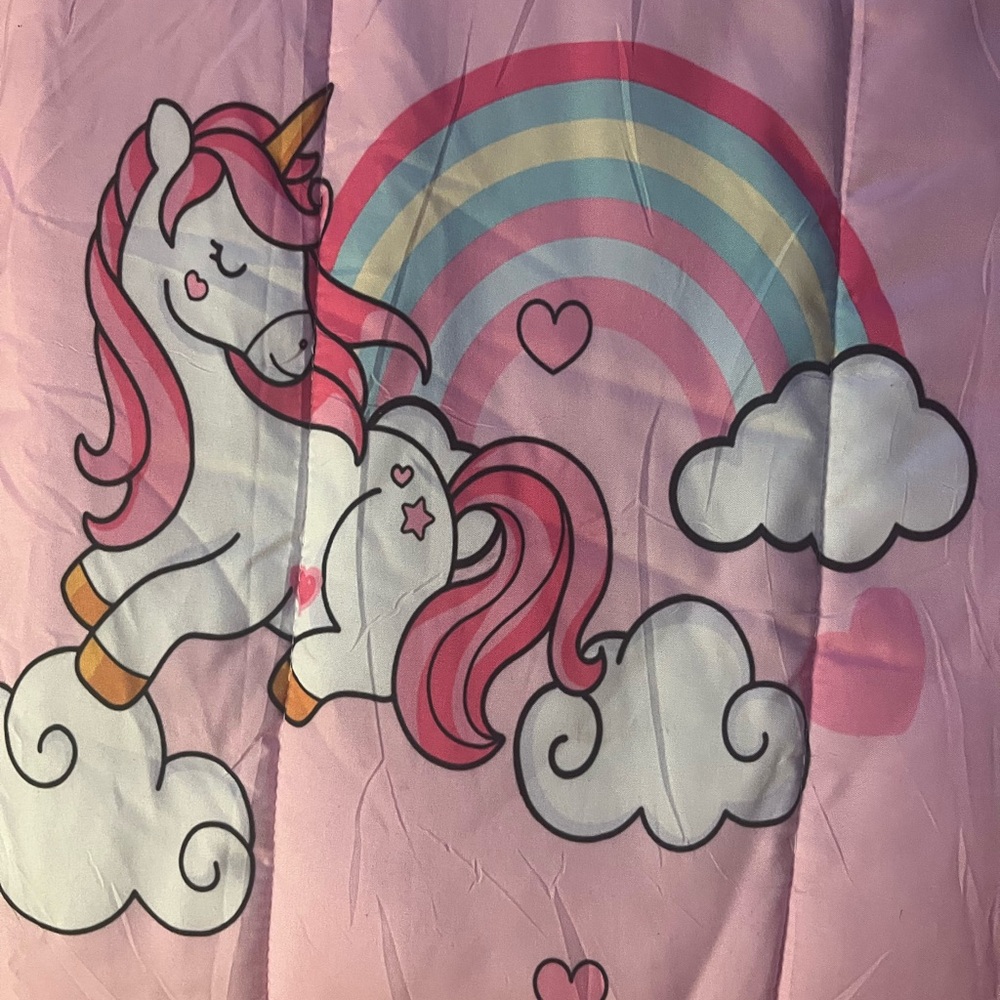 Pink Unicorn Bedding Set